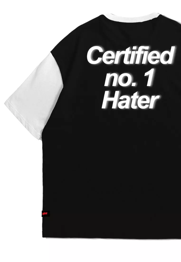 Kaos Ringer Oversize Certified No.1 Hater 1228
