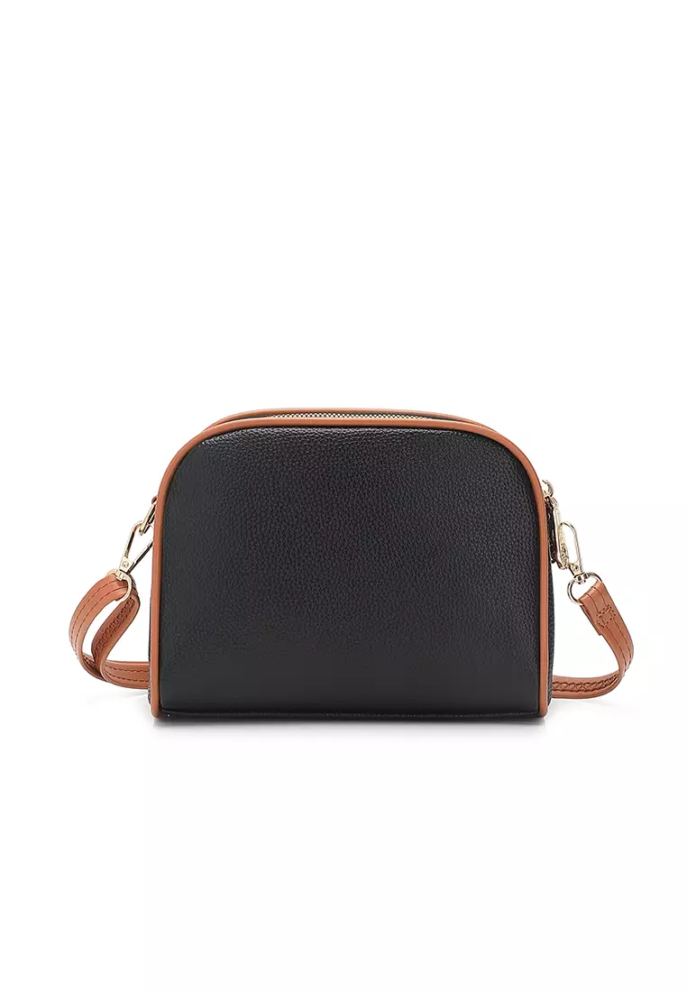 Women's Sling Bag / Crossbody Bag - Black