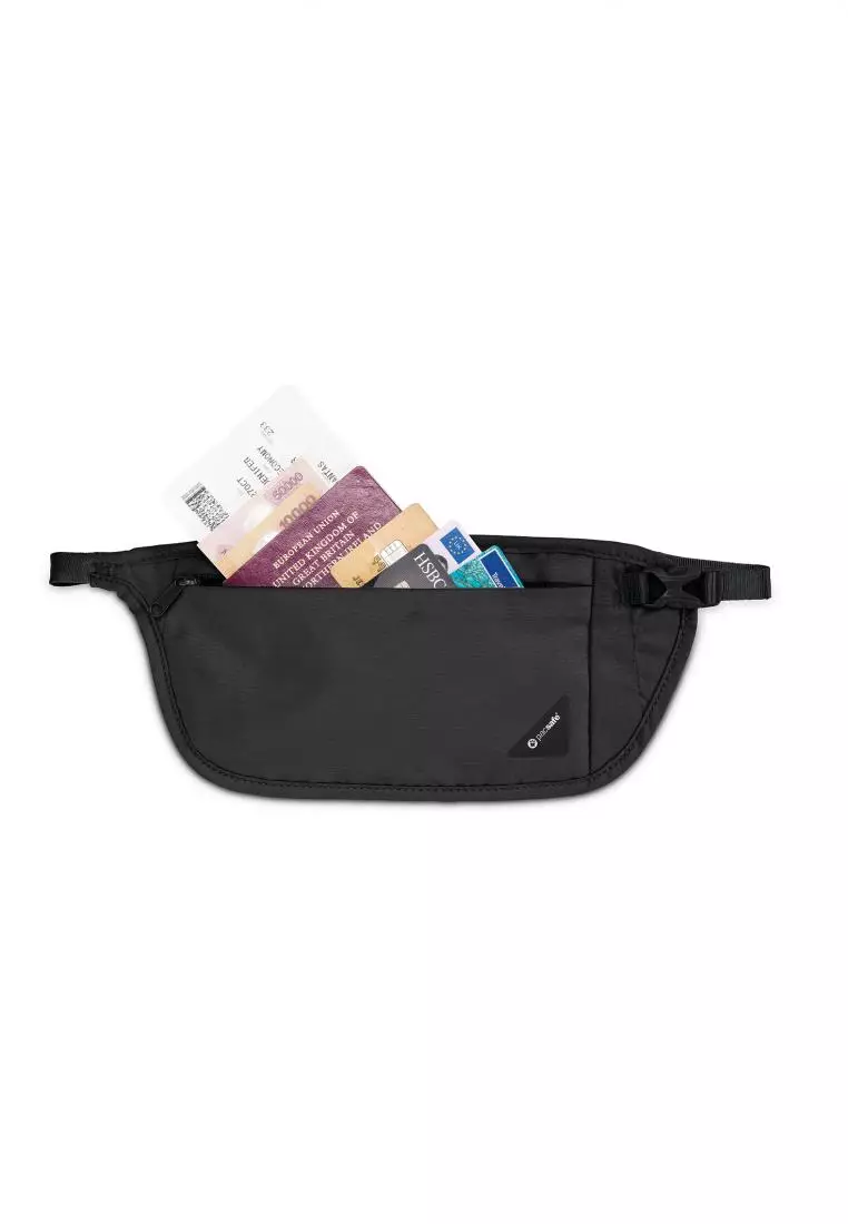Pacsafe Coversafe V100 RFID Blocking Waist Wallet (Black)