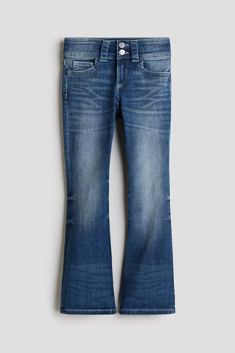 Bootcut Leg Low Jeans