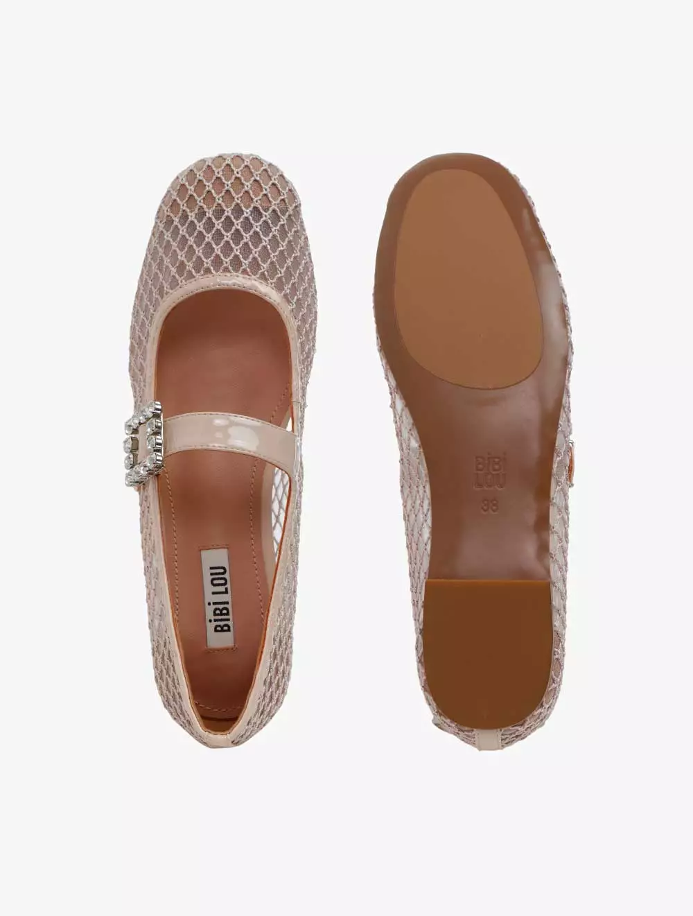 Bibi Lou Adina 656Z78VK Ballerina Flat - Natural