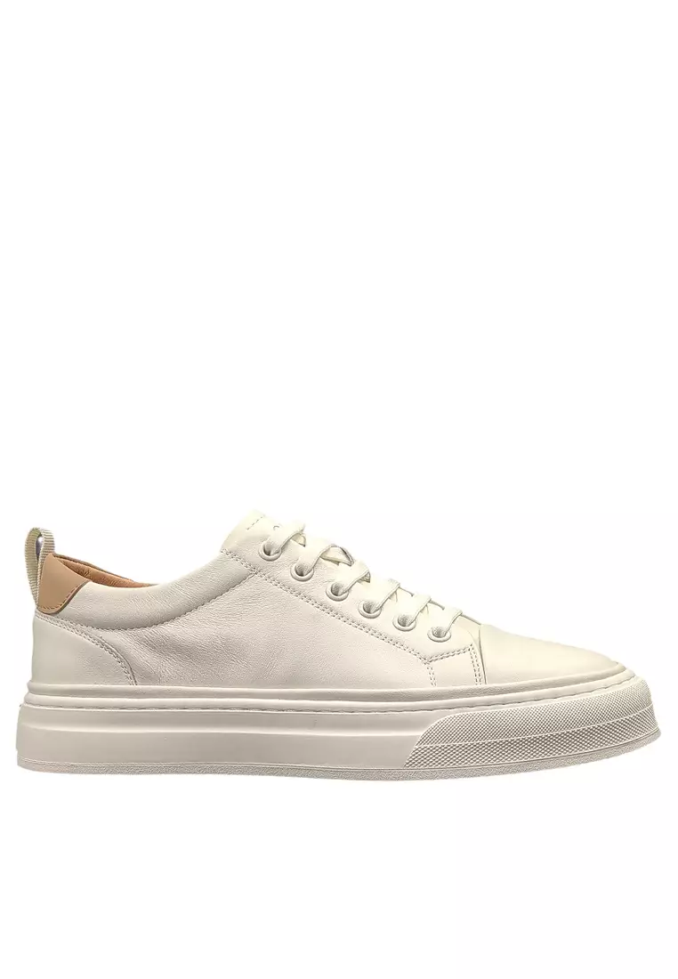 Discount on Twenty Eight Shoes  shoes - SKU: Lace-Free Grain Leather Sneakers Alg-Z6101