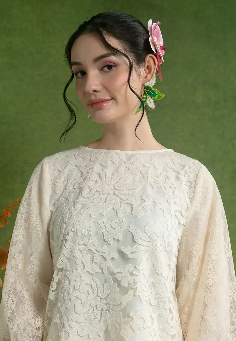 Shira Kurung Modern with Drape Skirt
