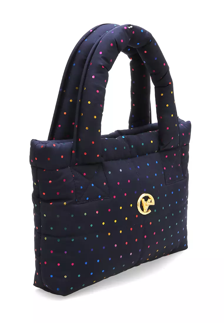 Angelina Pillow Puffy Bag Smooth Texture And High Quality - Confetti