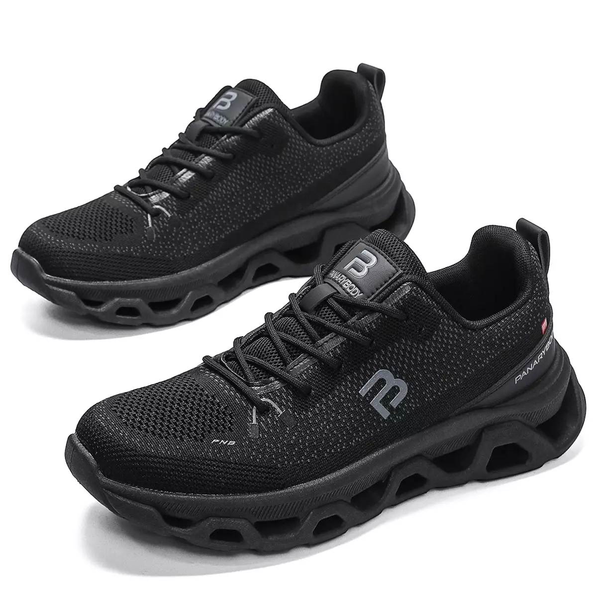 Sepatu Olahraga Cowok Bertali Kasual Running Sepatu Pria Ringan QNW520