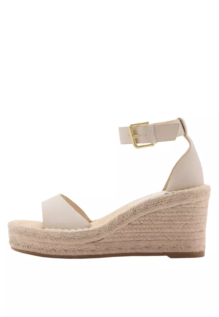 Discount on Mango  shoes - SKU: Wedge Buckle Sandals