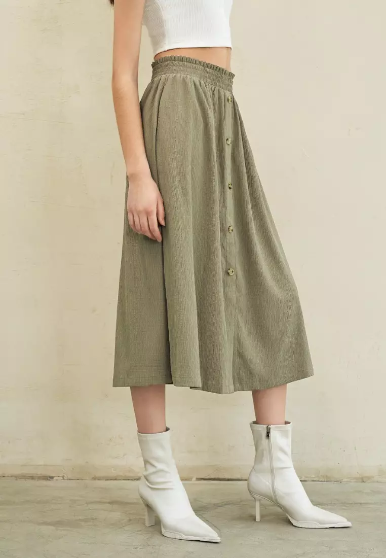 Urban Revivo High-Waist A-Line Skirt 2024