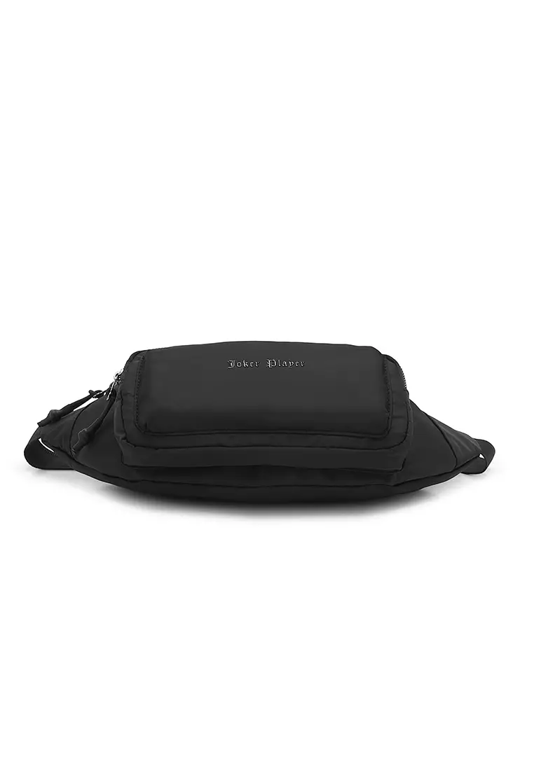 Men's Chest Bag / Sling Bag / Crossbody Bag - Black