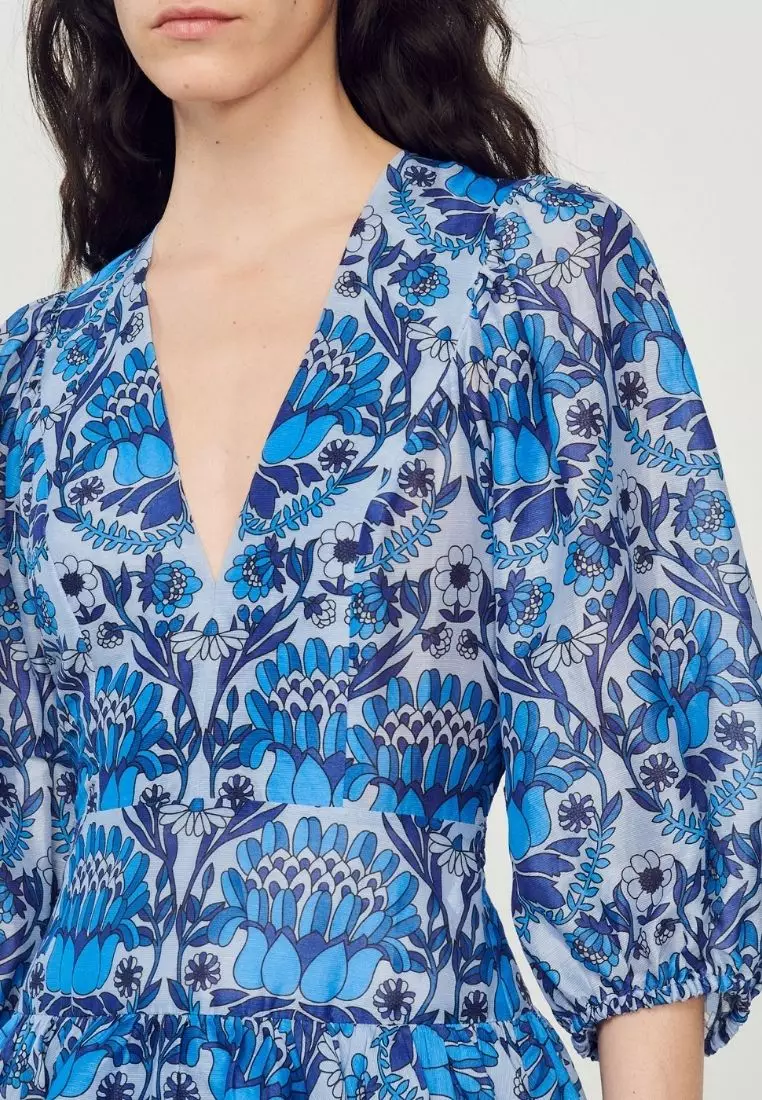 Buy Sandro Short Scarf Print Dress Online ZALORA Malaysia