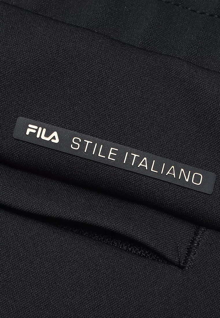 FILA CORE LIFESTYLE WHITE MILAN DESIGN WEEK Men Knit Pants (Black)