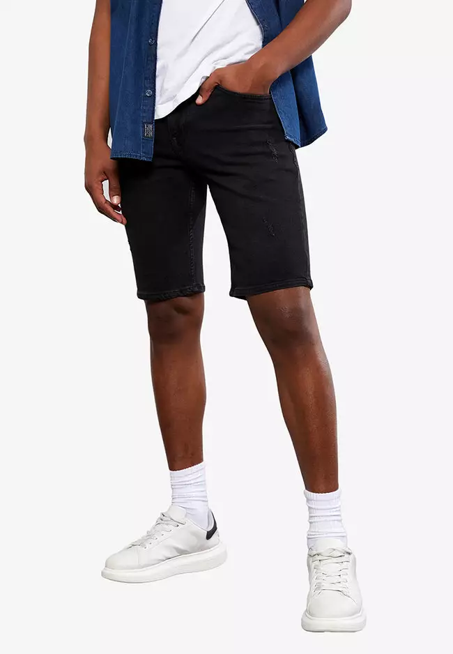 Male shop skinny shorts