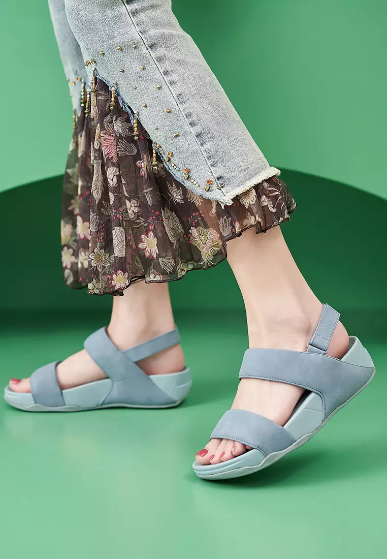 Platform Velcro Strappy Sandals ALM987-1