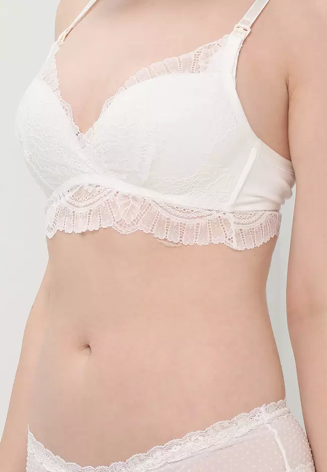 BALLET JUST BE 32 H Style 720 A Underwired Bra White Lace Bra Non Padded  Bnwt £6.49 - PicClick UK