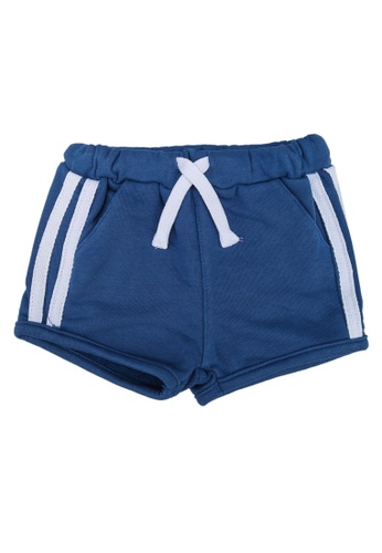 FOX Kids & Baby blue Side Stripes Active Shorts 70513KA19127B3GS_1