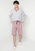 UniqTee pink Elastic Drawstring Denim Shorts 62F2FAA7BF05FFGS_4