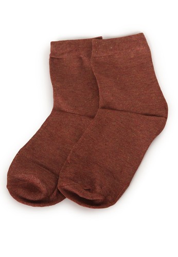 Larusso brown LARUSSO Saison du Jean Basic Mid Calf Socks - Terracotta C7CBAAA012D78BGS_1