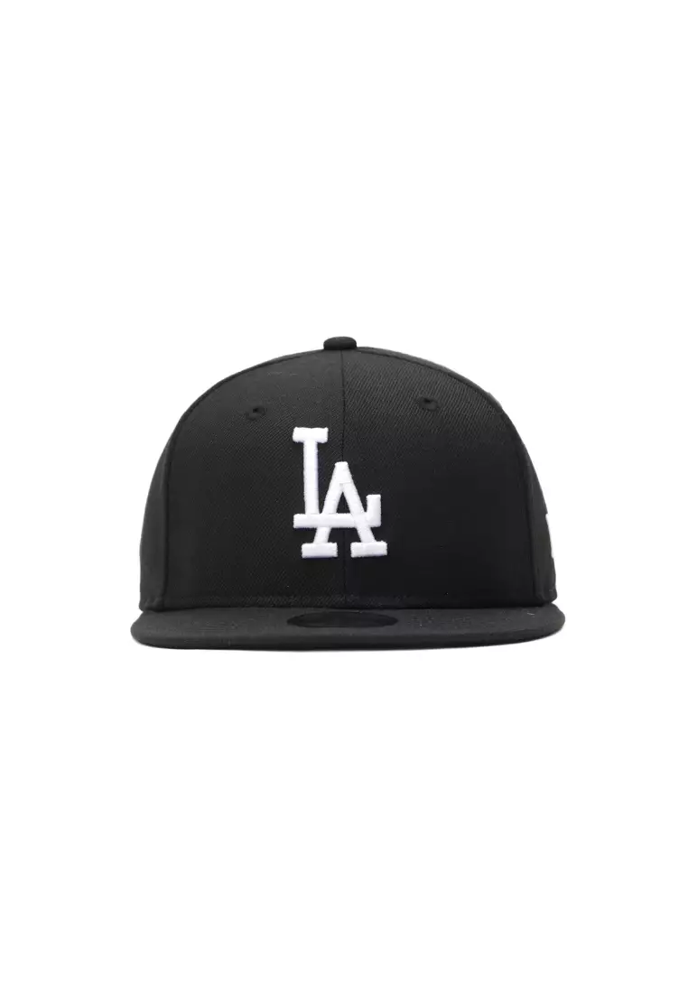  New Era mens Los Angeles Angels of Anaheim MLB Basic Black  White 9Fifty Snapback : Sports & Outdoors