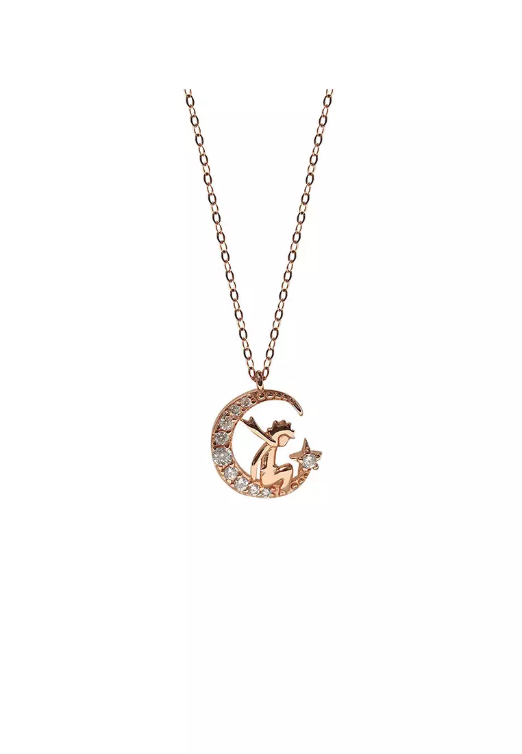 Gold necklace shop crescent moon