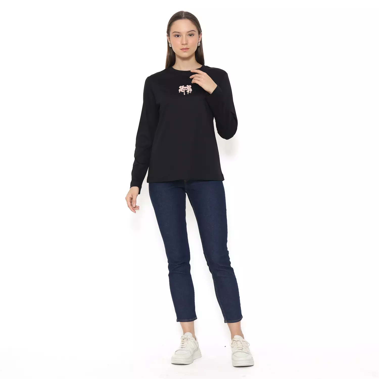 Spyderbilt Kaos lengan panjang Wanita Chelsea Tencel Ladies Long Tee Planet Surf