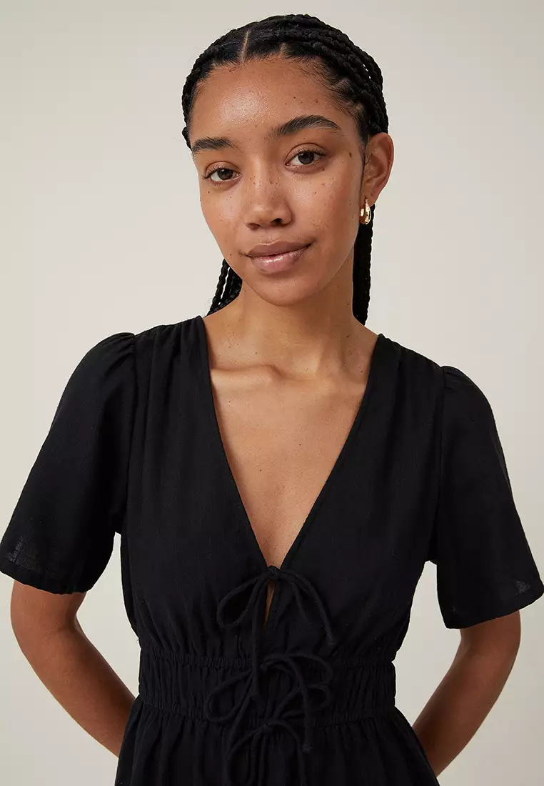 Hazel V Neck Mini Dress