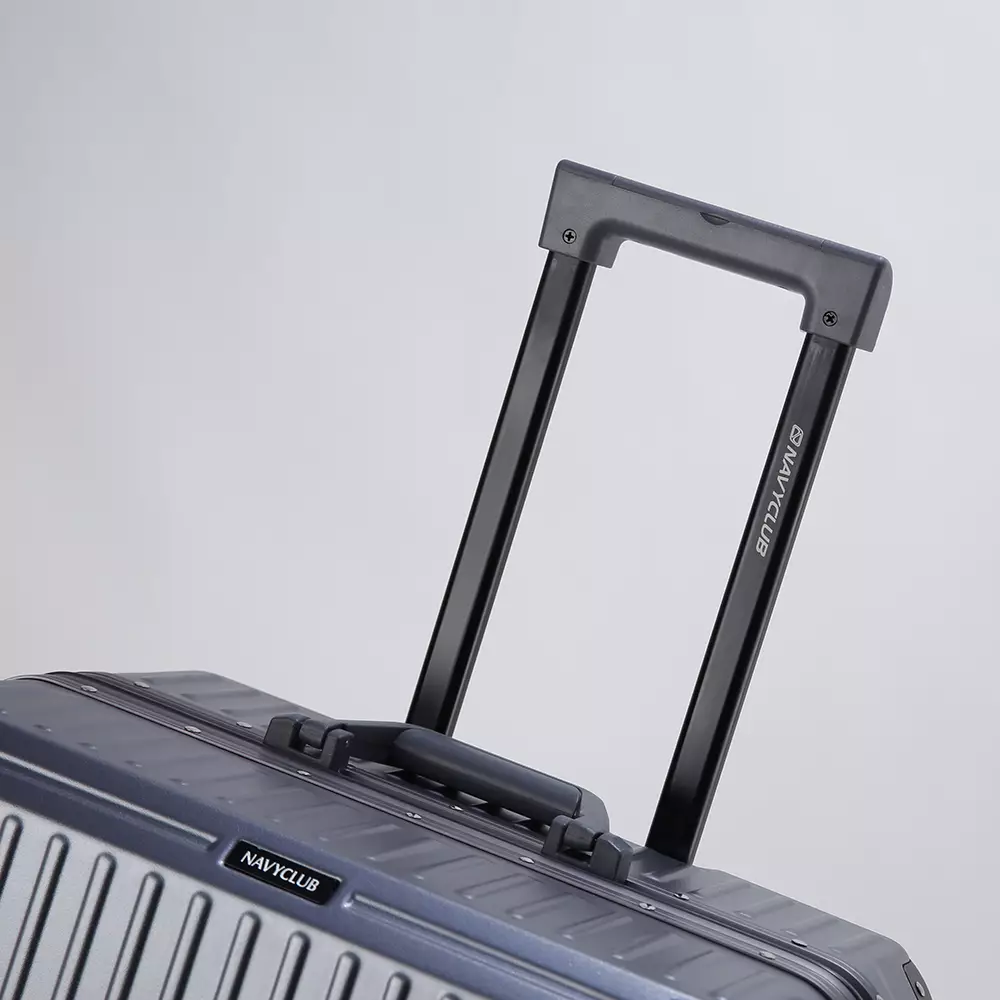 Navy Club Koper 26 Inch Frame Aluminium Skyline Koper Bagasi Hardcase PC TSA Lock 4 Roda Putar