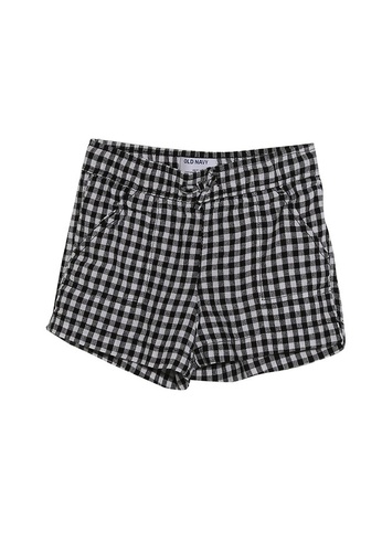 Old Navy black and white Gingham Shorts 1846FKA6A9E038GS_1