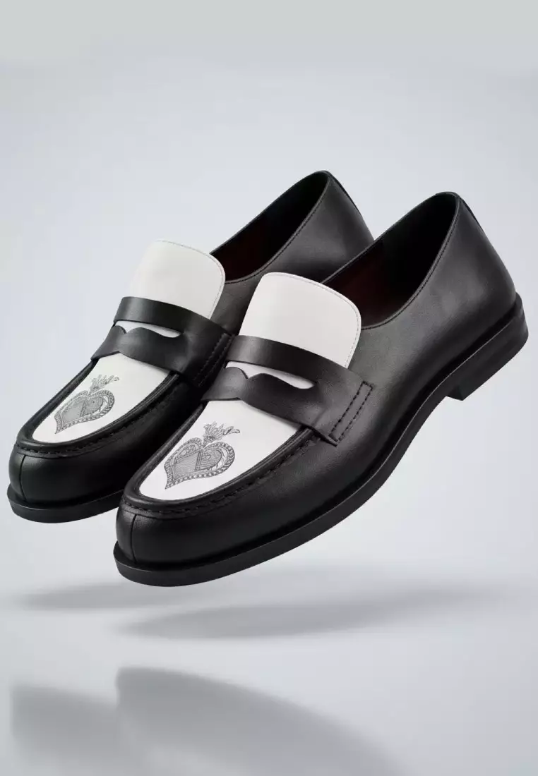 Ladies High-end Fashion Loafers - Black