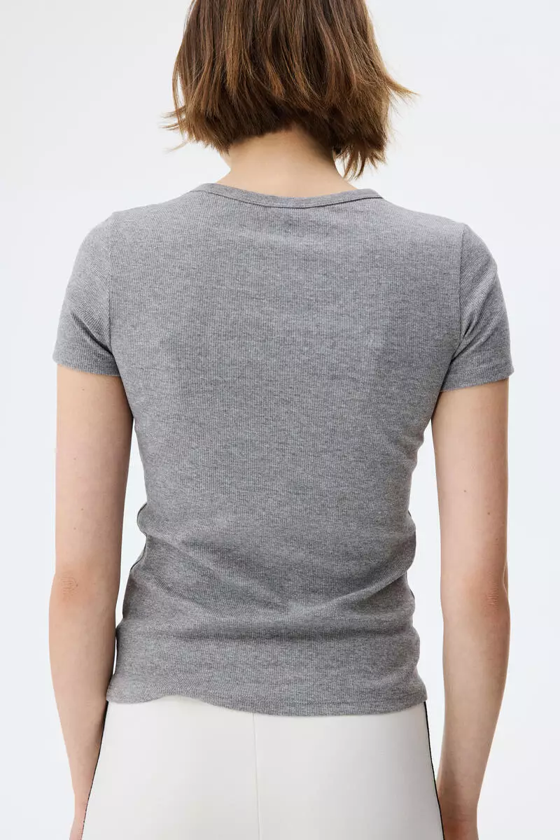 Ribbed T-shirt