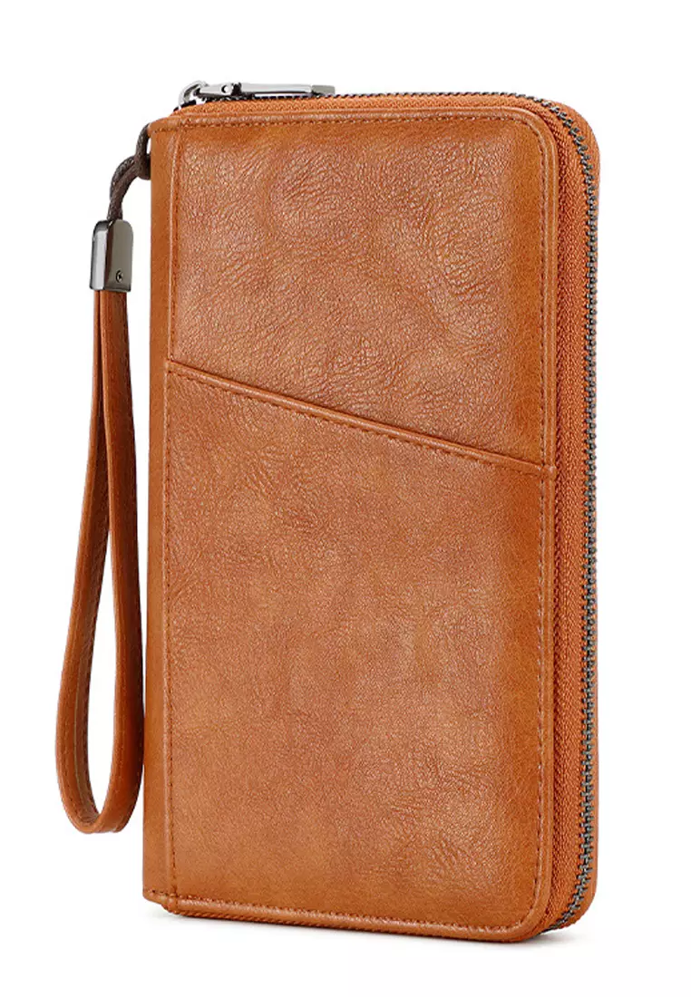 RFID防盜刷多功能長銀包護照夾