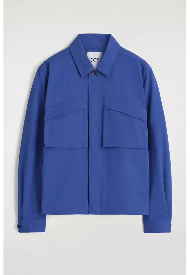 UTILITY COTTON-TWILL OVERSHIRT