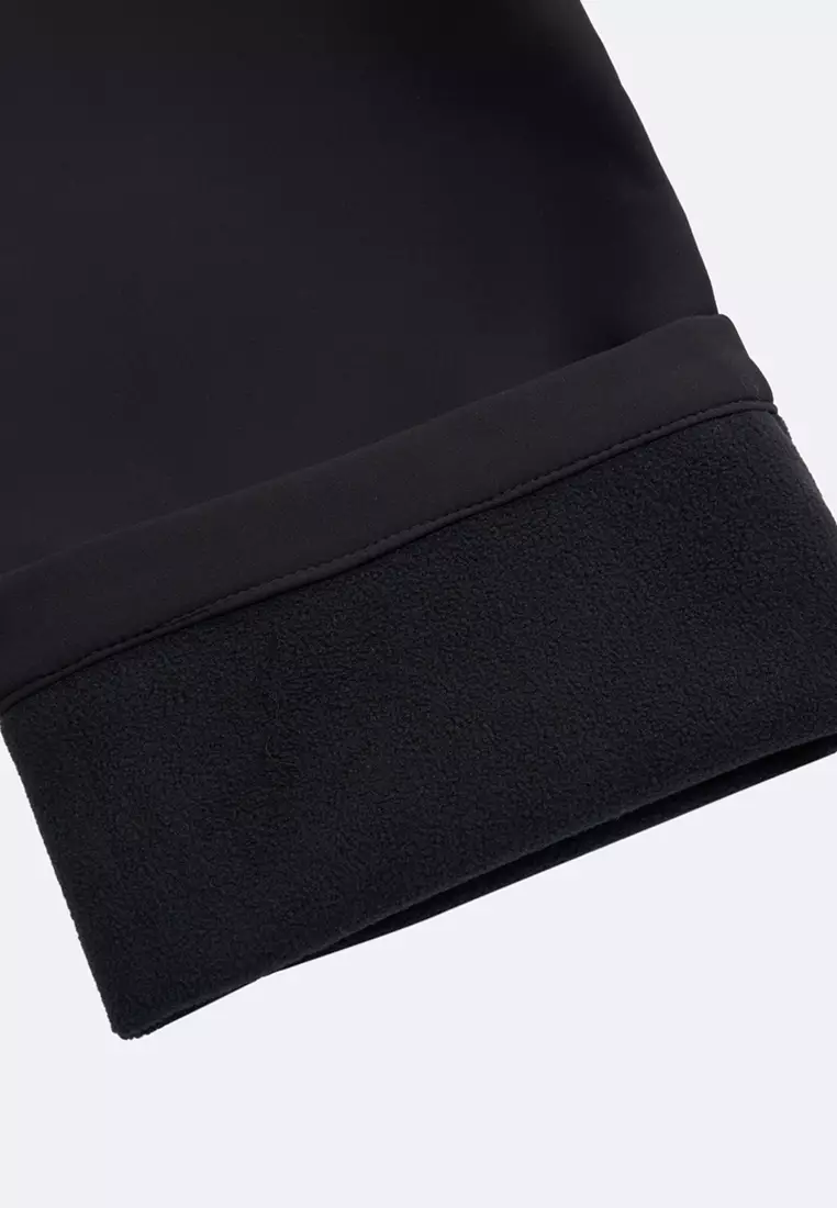 男裝 K-SWISS LOGO 內層磨絨直腳休閒褲