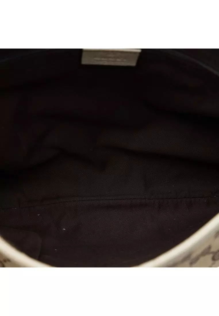 Pre-Loved Gucci Gg Canvas Web Princy Crossbody
