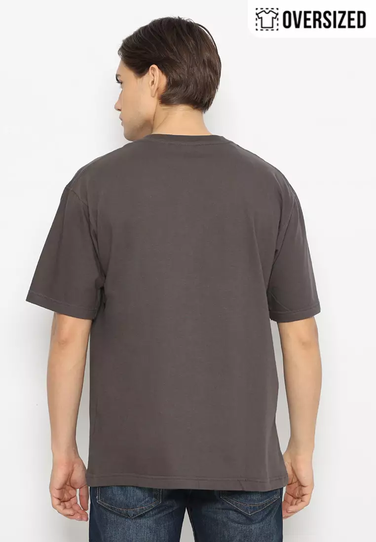 RBJ T-Shirt Cotton Oversized Pria 2079330061