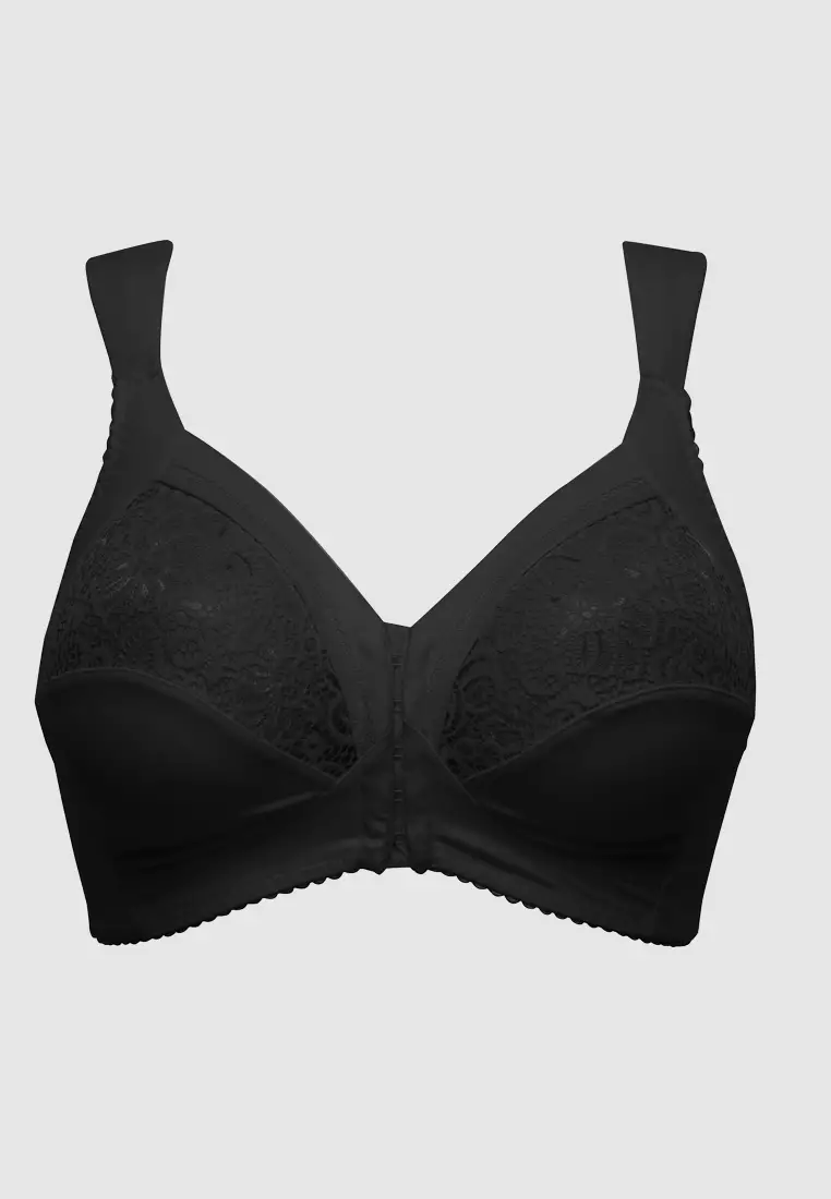 Sans Complexe Clara Wirefree Front Closure Bra with Lace 2024, Buy Sans  Complexe Online