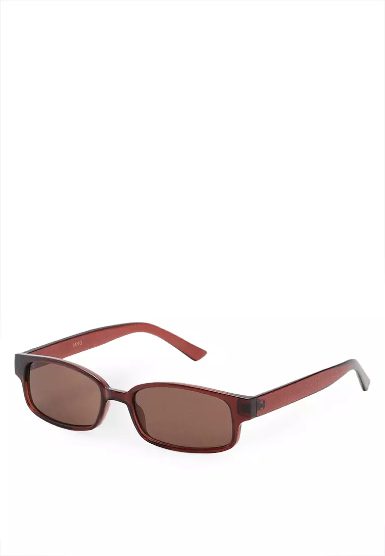 Rectangular-Frame Sunglasses