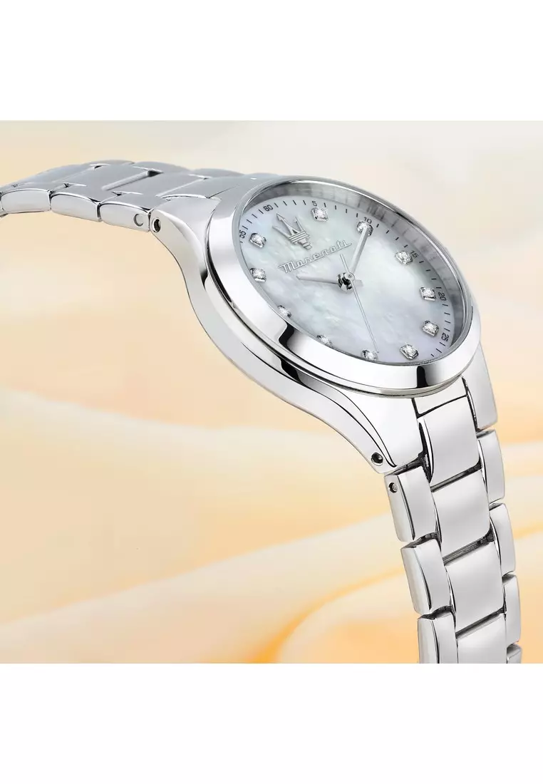 【2 Years Warranty】Maserati Attrazione 30mm Women's Quartz Watch R8853151504