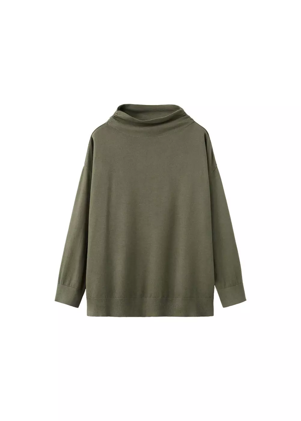 Sweater lipit kerah perkins