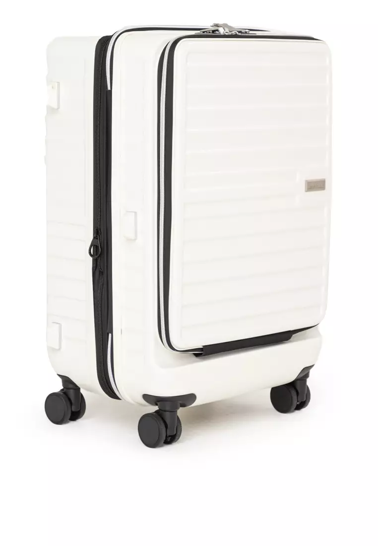 Malibu 5208-54 Ivory (Zipper Type) - Medium - TSA Luggage