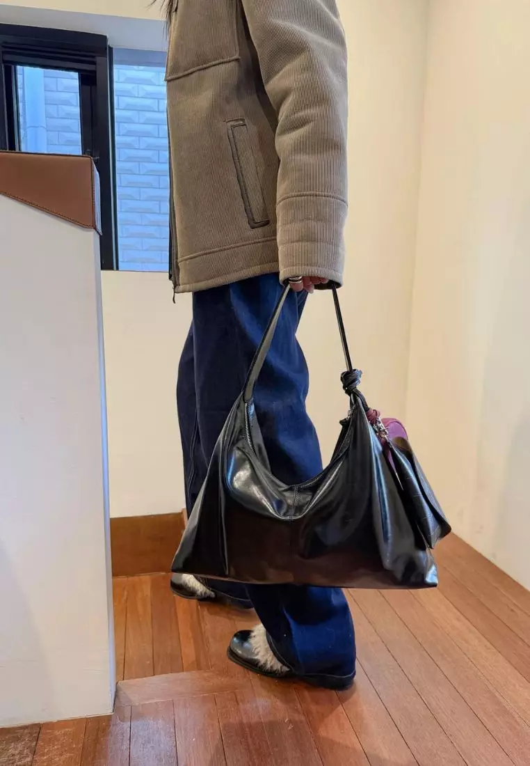 Monet Bag L Pull-Up Black