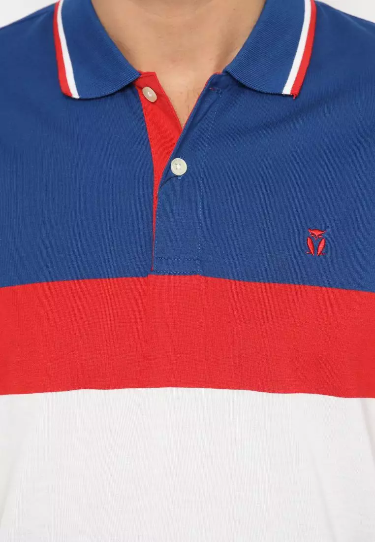 MATSUDA Kaos Polo Shirt Pria Kerah Fukagawa