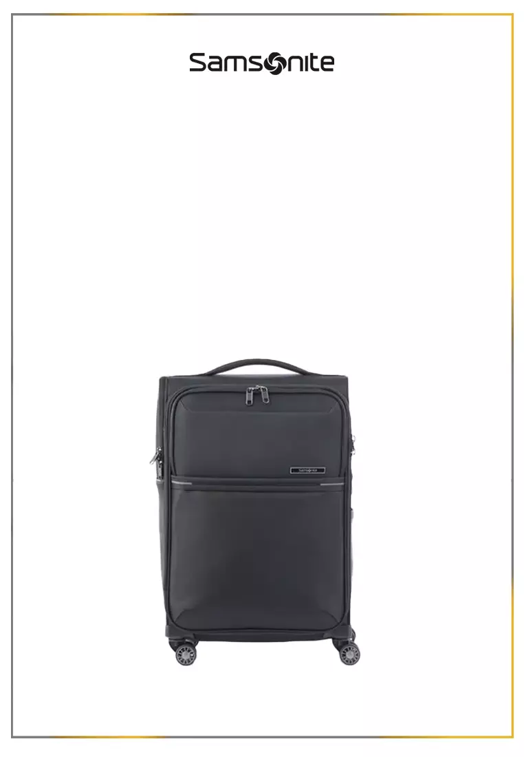 Samsonite Koper Softcase 73H Spinner Cabin 20 Inch - Black