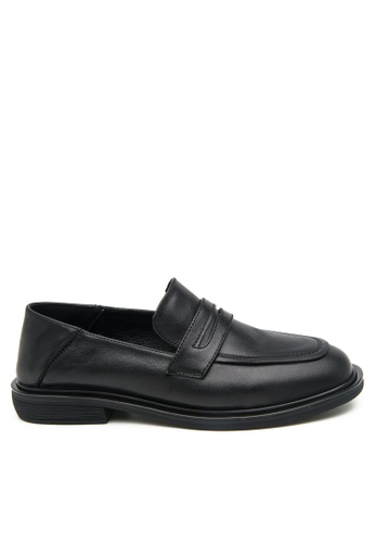 Twenty Eight Shoes black Square Toe Cow Leather Flexible Loafers BS2087 19964SH574506EGS_1