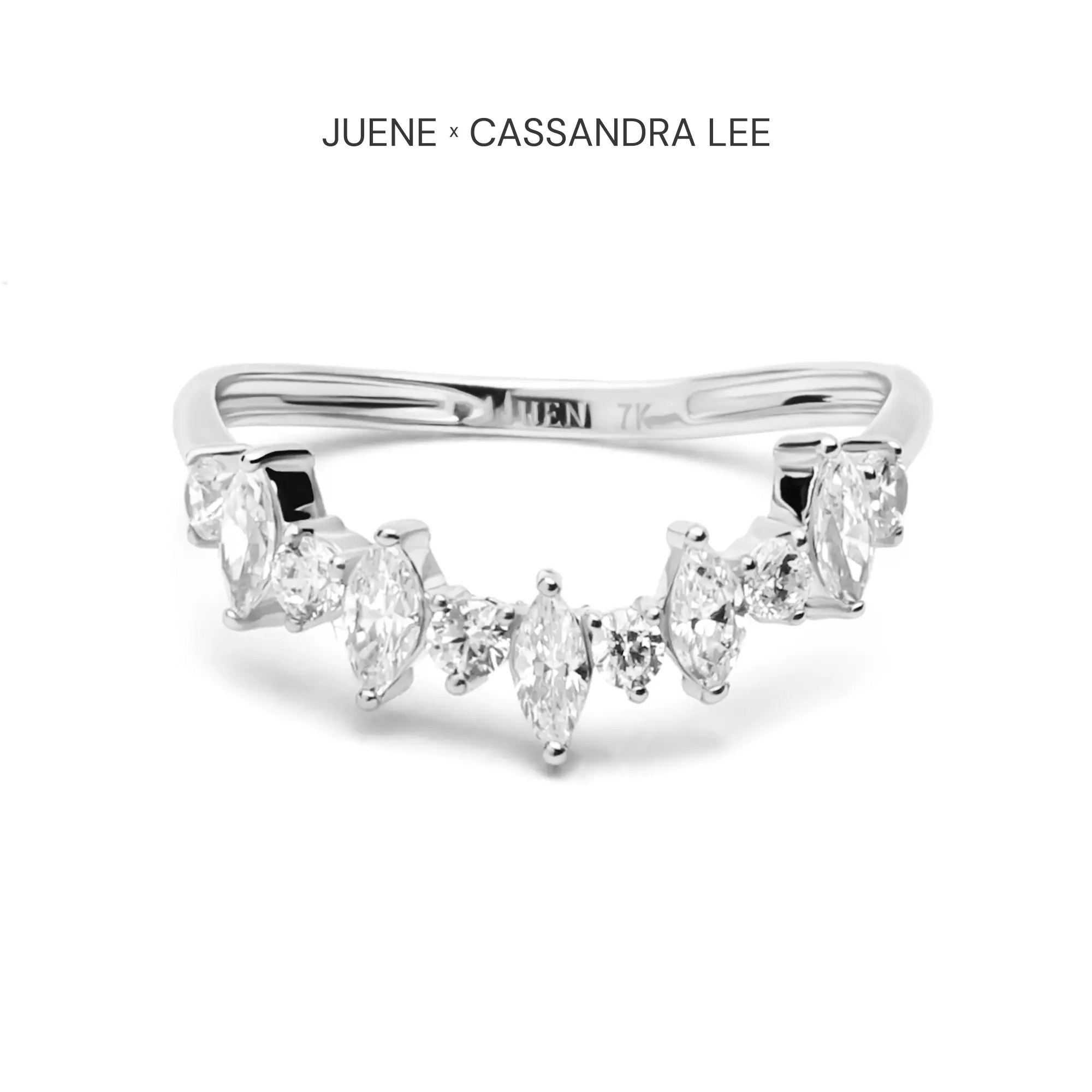 Cincin Emas 7k - Belleva Gold Ring - Juene x Cassandra Lee Enchanted Collection - Juene Jewelry