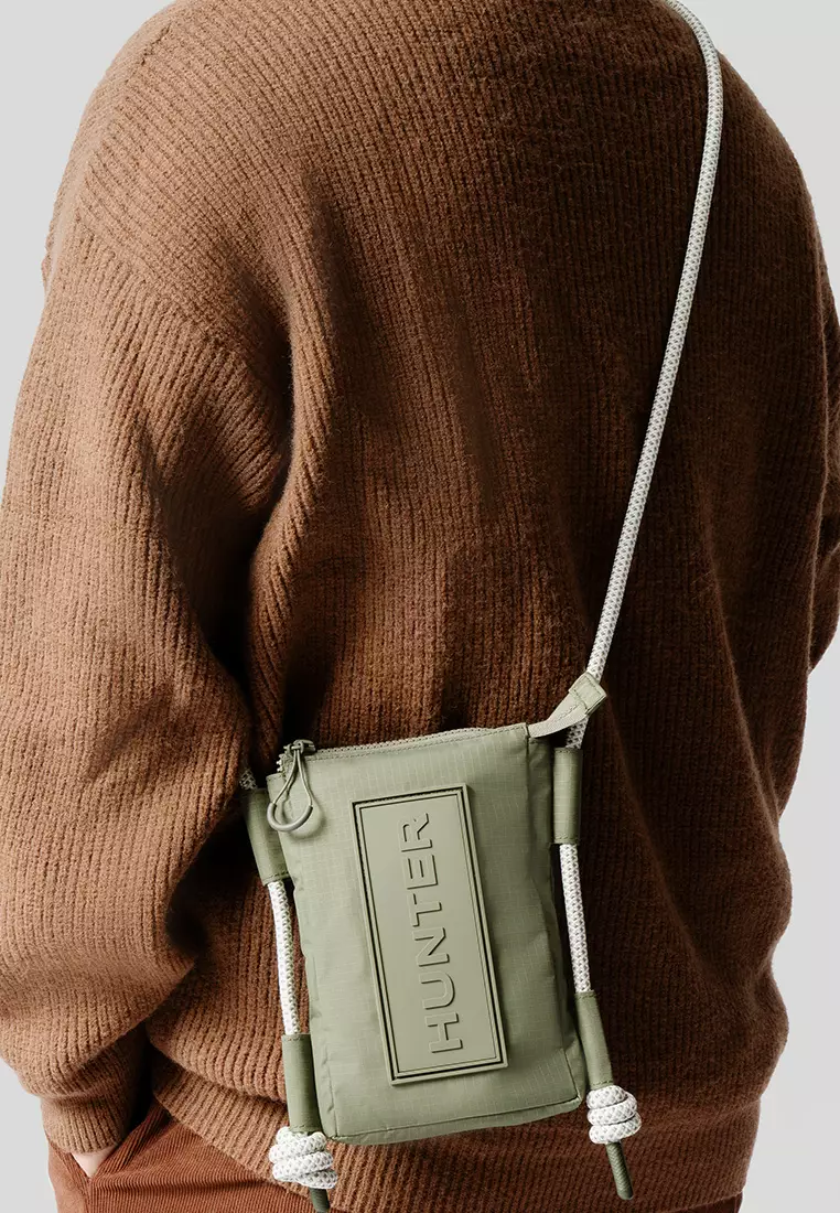 HUNT☆Travel Ripstop Phone Pouch - Lichen Green Hunter Travel Ripstop Phone Pouch