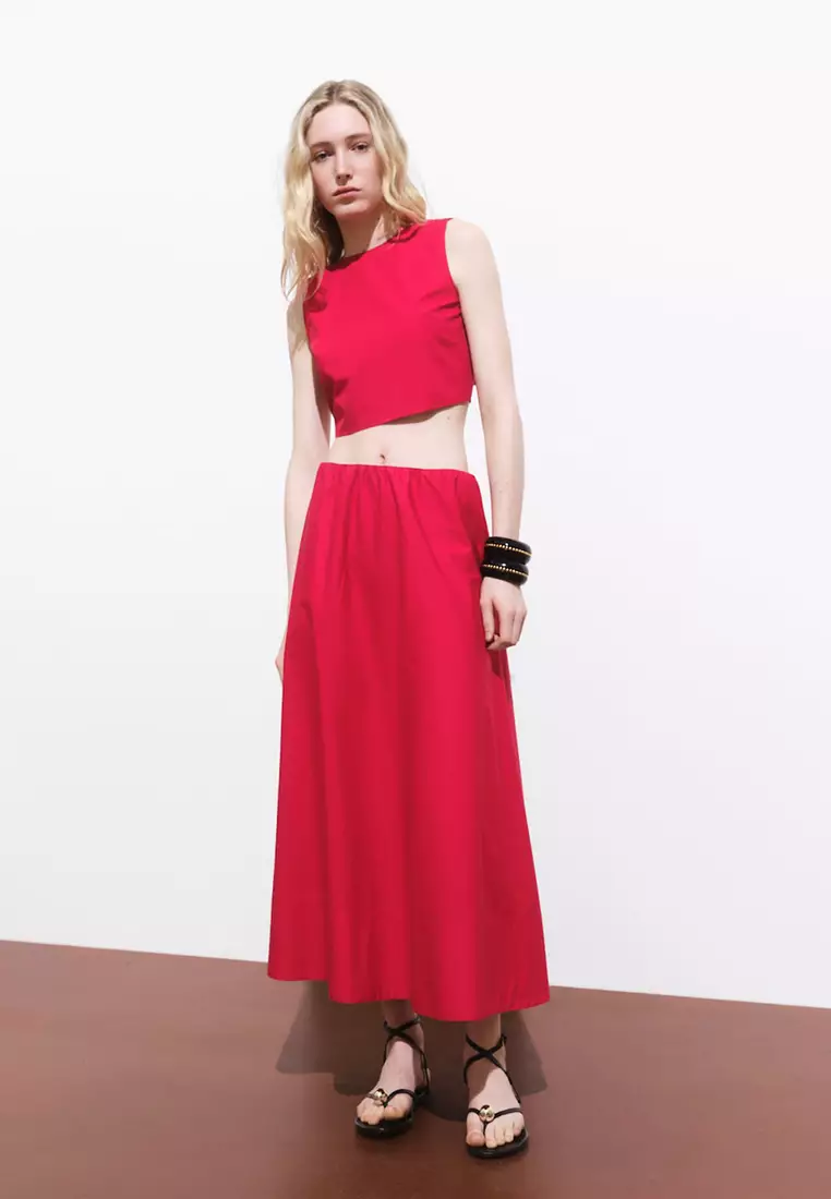 Crop Top With Bow On The Back