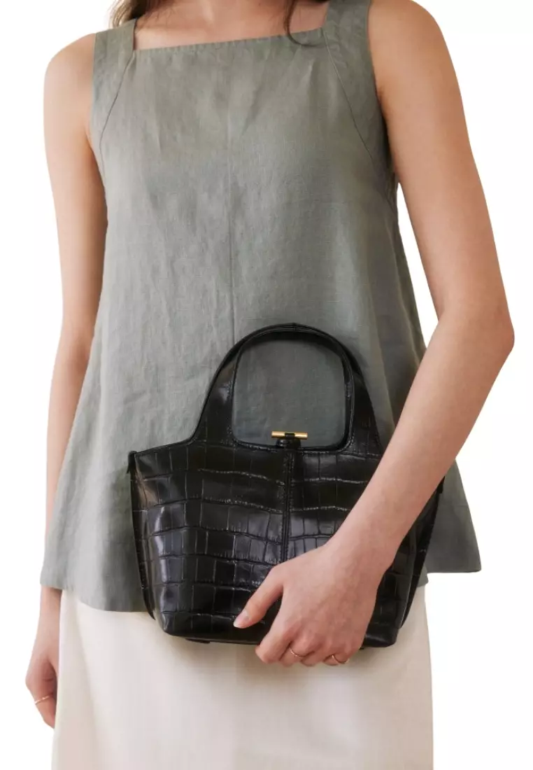 Panier Petit Bag - Pattern Black