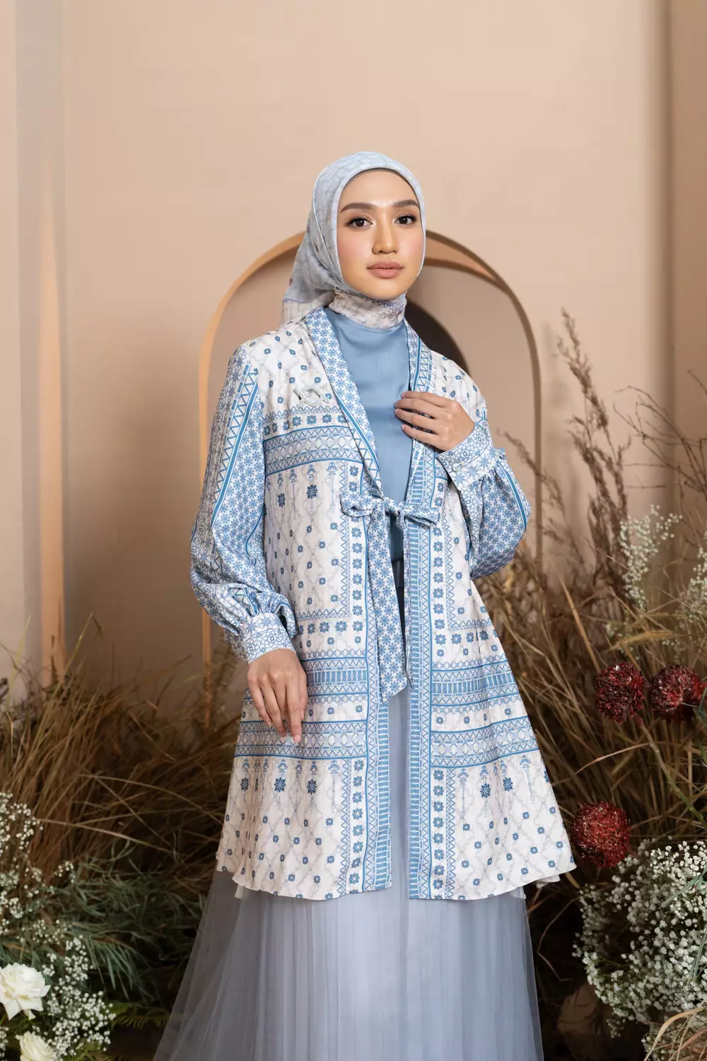 Klamby - Mariri Outer Tunic Serene Azure