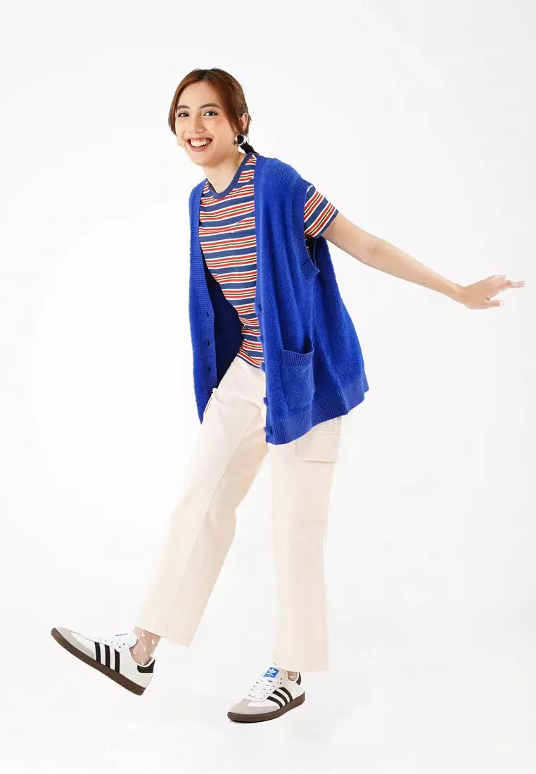 Women's Vest Sleveless Nylon Cardigan C021123