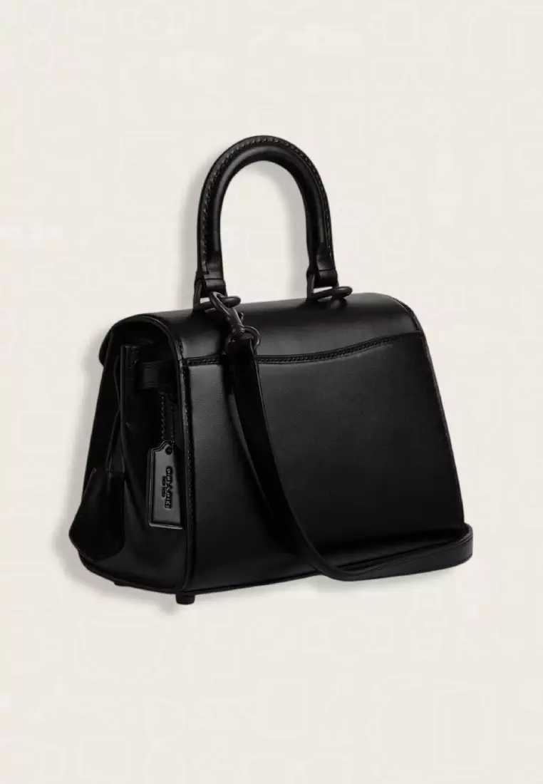 Coach Sammy 21 Top Handle Bag Black