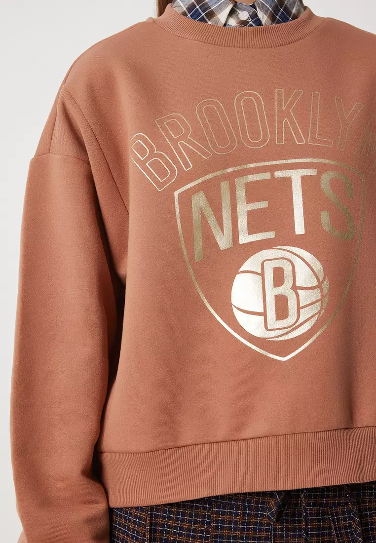 Light Glittery Printed Raised Seasonal Sweatshirt